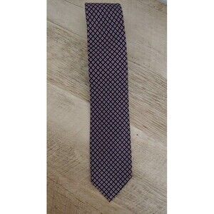 Robert Talbott Handsewn Dark Blue with red Diamonds Nick Tie